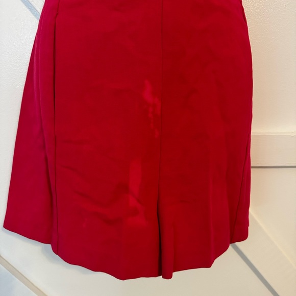 Black Halo Deklyn Ruffle Flutter Sleeve V-Neck Short Romper Red Sz 14 - Picture 4 of 9